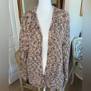 H&M Marled Knit Balloon Sleeve Cardigan - Size S